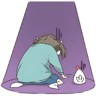 Стикер Немечан и кура @Nyasticks - 6