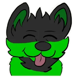 Sticker NeonWolfie - 8