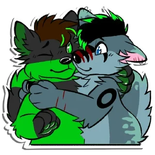 Sticker NeonWolfie - 6