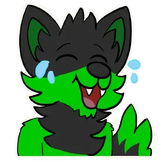 Sticker NeonWolfie - 4