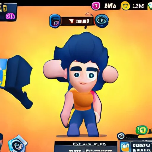 Sticker Нейронный Бравл Старс - 4