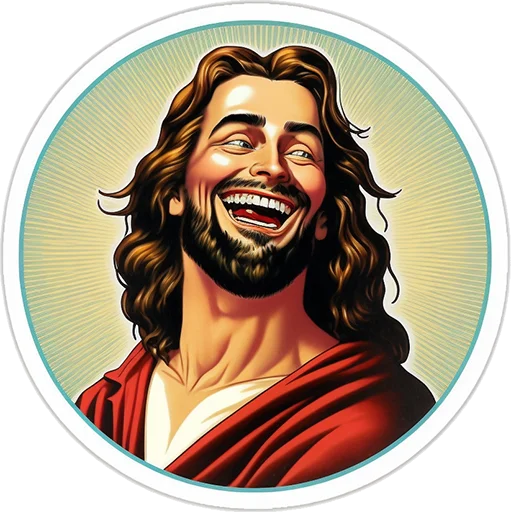 Стикер Neural_Jesus_Christ - 1