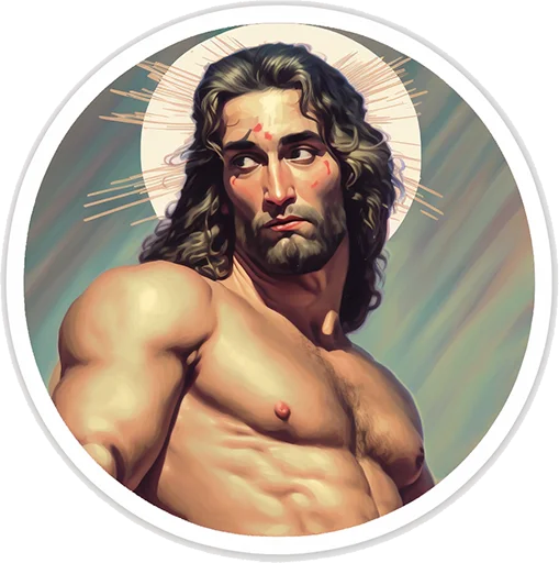Стикер Neural_Jesus_Christ - 1