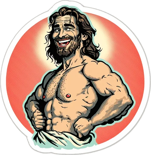 Стикер Neural_Jesus_Christ - 1