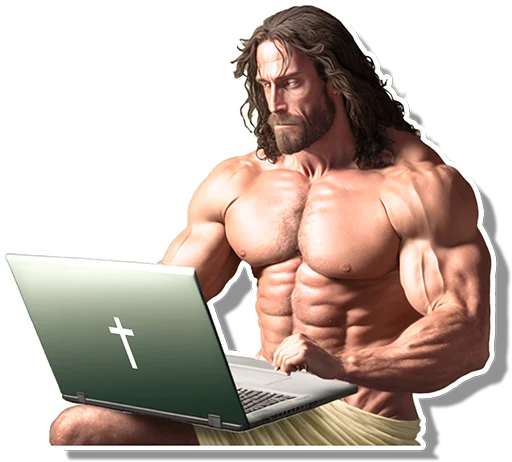 Стикер Neural_Jesus_Christ - 1