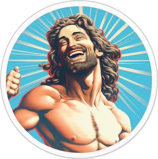 Sticker Neural_Jesus_Christ - 1