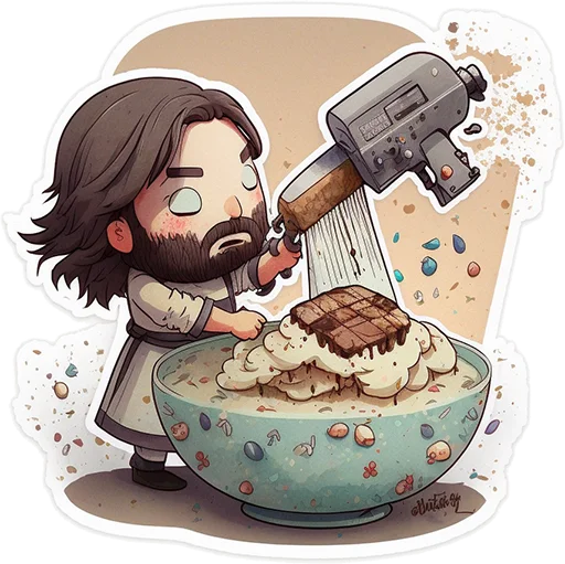 Sticker Neural_Jesus_Christ - 1