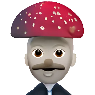 Стикер Lenin Mushroom Emojich - 11