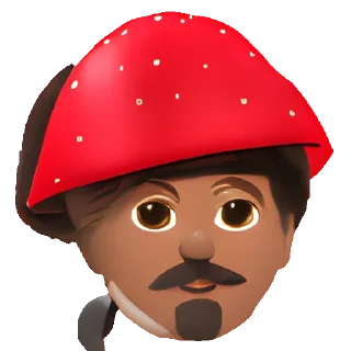 Стикер Lenin Mushroom Emojich - 1