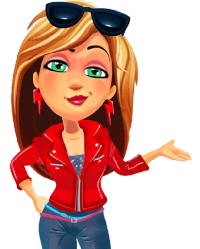 Стикер NewGirlStickers - 1