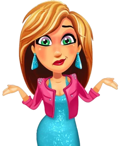 Стикер NewGirlStickers - 1