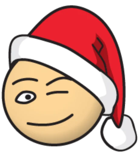 Sticker Стикеры для Тани - "New Year's hat" - 11