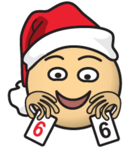 Sticker Стикеры для Тани - "New Year's hat" - 7