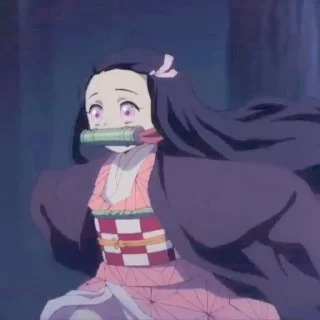 Стикер Nezuko komado - @cylsdiarys - 7