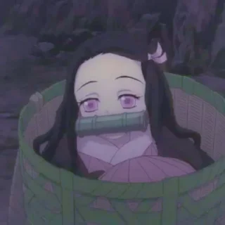 Стикер Nezuko komado - @cylsdiarys - 10