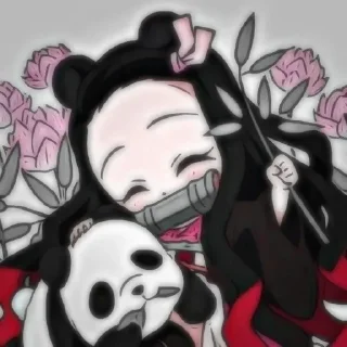 Sticker Незуко-чан🌸 (@knystikerkrd) @pinterest_to_stickerbot - 5