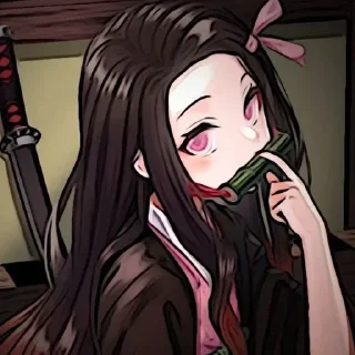 Sticker Незуко-чан🌸 (@knystikerkrd) @pinterest_to_stickerbot - 1