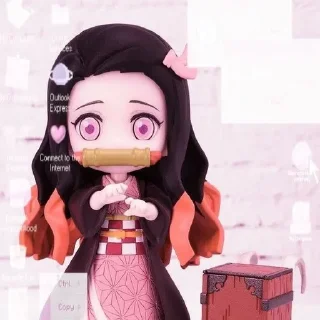 Стикер Незуко🌸🩸 (@knystikerkrd) @pinterest_to_stickerbot - 0