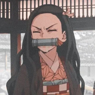 Sticker Nezuko – Chan `•{ @Lworaeditz - 9