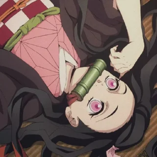 Sticker Nezuko – Chan `•{ @Lworaeditz - 0