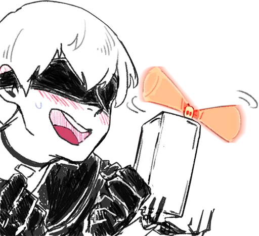 Стикер NieR:Automata|@GiStickers - 9