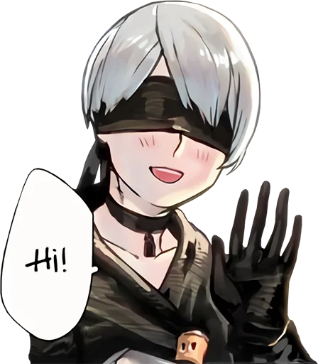 Стикер NieR:Automata|@GiStickers - 5