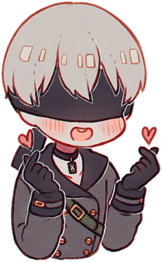 Стикер NieR:Automata|@GiStickers - 3