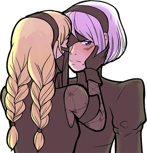 Стикер NieR:Automata|@GiStickers - 1