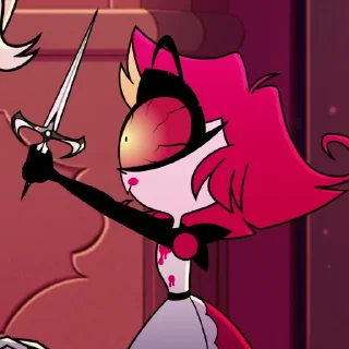 Стикер 𝙽𝚒𝚏𝚏𝚝𝚢 @HazbinHotelstickersandarts - 9