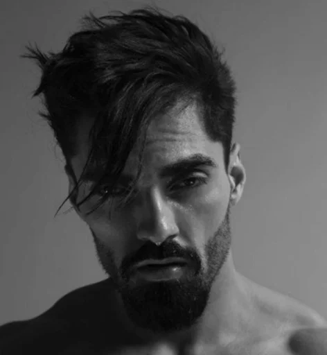 человеческое лицо черно-белый Человек