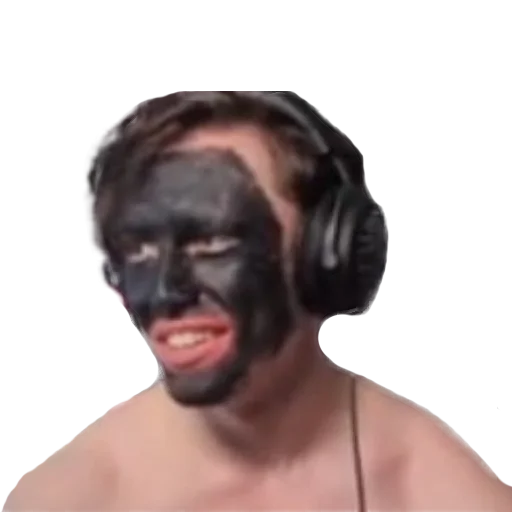 наушники человеческое лицо мужчина