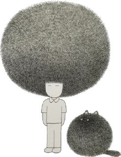 Стикер Night Cat - 7