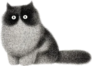 Стикер Night Cat - 2