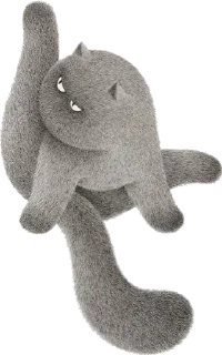 Стикер Night Cat - 3