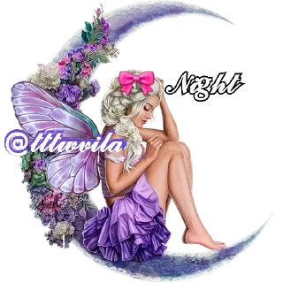 Sticker 🎀  𝒩𝒾𝑔𝒽𝓉  🎀 - 1