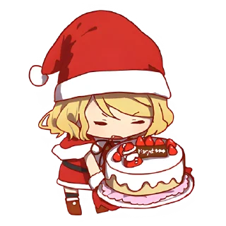 Sticker Ночь перед рождеством @nyasticks - 6