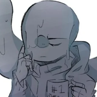 Sticker Nightmare sans - 1