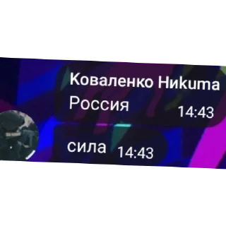 Стикер Никита Коваленко сво - 9