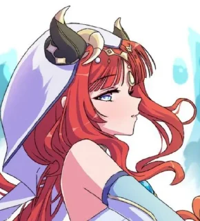 Sticker Nilou @itsgensharts - 2