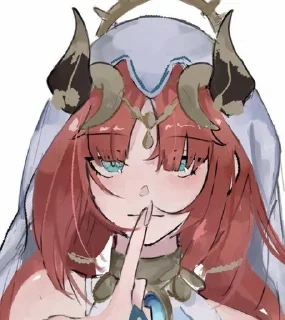 Sticker Nilou @itsgensharts - 0