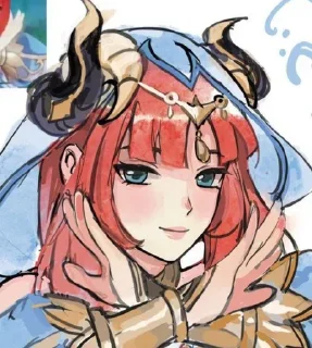 Sticker Nilou @itsgensharts - 8