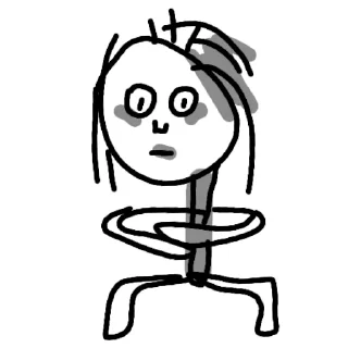 Sticker Феликс любит кушать маленьких детей - 7