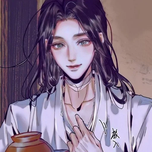 human face anime clothing