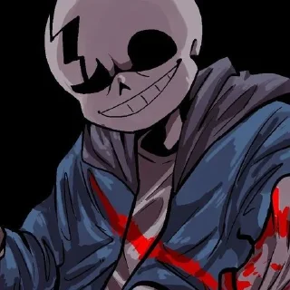 Стикер last breath sans https://t.me/undertailAUU - 2