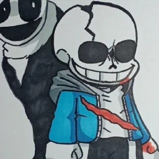Стикер last breath sans https://t.me/undertailAUU - 1