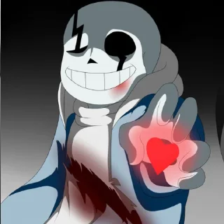 Стикер last breath sans https://t.me/undertailAUU - 11