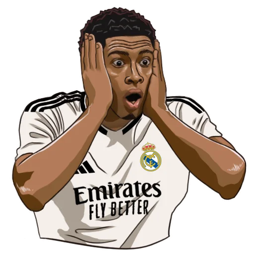 Стикер NoWordsStickersRealmadridcdf - 1