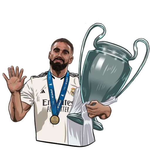 Стикер NoWordsStickersRealmadridcdf - 1