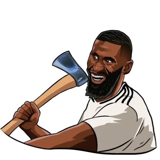 Стикер NoWordsStickersRealmadridcdf - 1