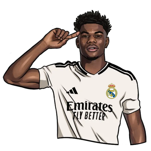 Стикер NoWordsStickersRealmadridcdf - 1